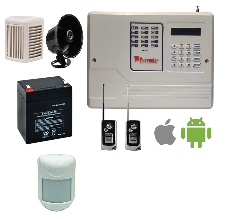 پکیج کامل دزدگیر اماکن سیم کارتی PYRONIX